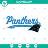 Carolina Panthers themed SVG images for Cricut and Silhouette, available in PNG, DXF, and EPS formats.