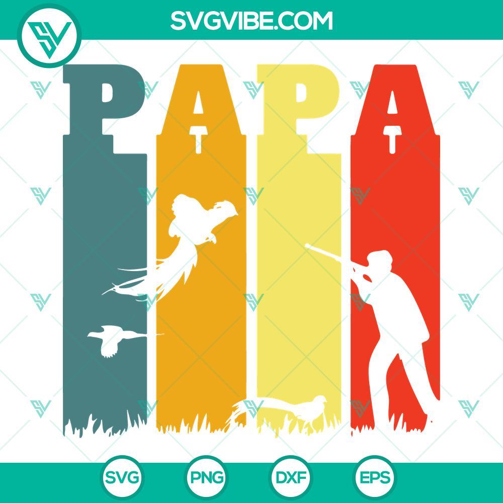 papa-pheasant-hunting-vintage-svg-bird-hunting-svg-dad-hunter-svg-fathers-day-svg-png-dxf-eps-cricut-6-mockup.jpg Vintage Papa Pheasant Hunting SVG file with bird hunting and dad hunter images. Great for hunting enthusiasts and Father's Day projects.
