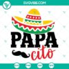 Cinco de Mayo sombrero SVG file for Papacito design, Mexican fiesta SVG files for celebration.