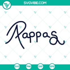 Best Dad Ever SVG design for Cricut, featuring Pappas Cute Gift For Dad in PNG EPS DXF PDF formats. Perfect Father's Day gift.