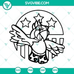 Parrot Head US flag SVG bundle with Jimmy Buffett theme for download and cutting. Perfect for Parrothead fans.