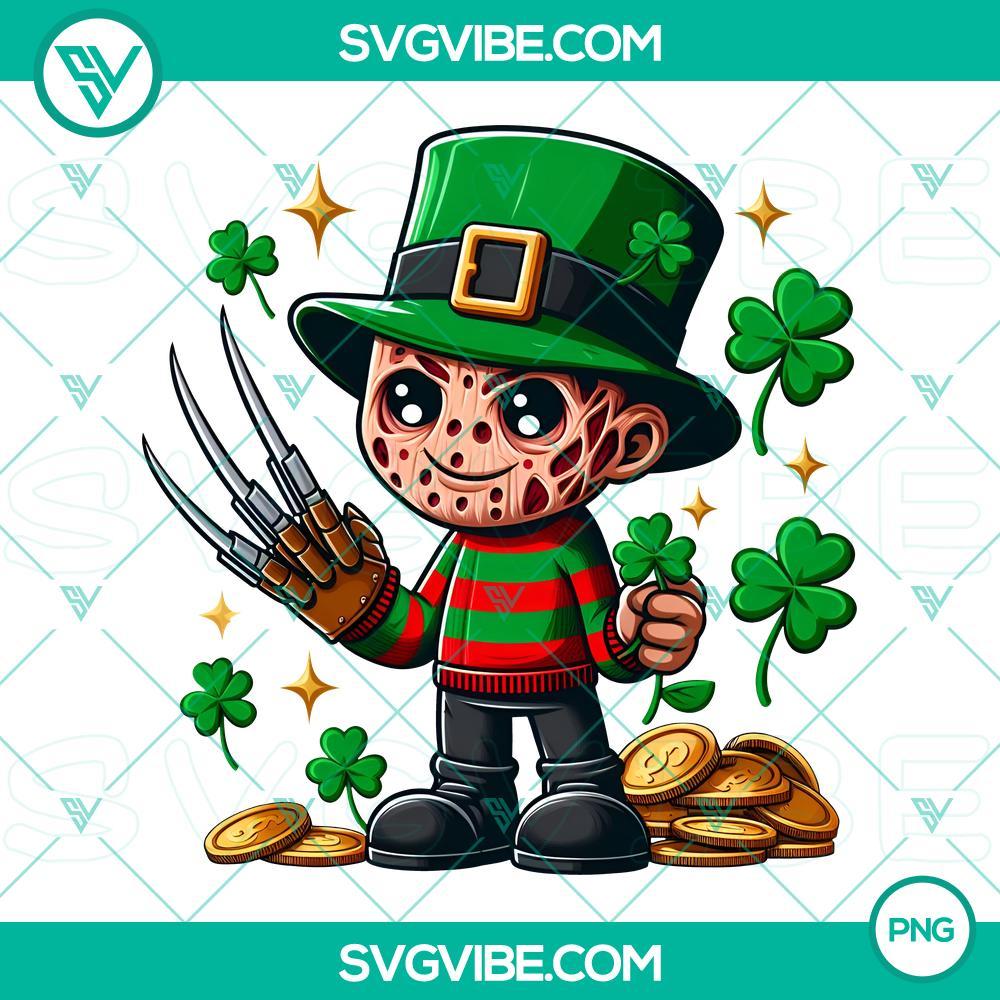 Patrick Baby Freddy Krueger PNG Download, Freddy Krueger Shamrock Leaf Clover PNG File Patrick Baby Freddy Krueger and Freddy Krueger Shamrock Leaf Clover PNG files for download. Unique character design perfect for Halloween.