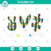 Peace Love Autism SVG images bundle with Autism awareness designs for shirts, promoting acceptance and support for individuals with Autism.