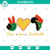 Juneteenth and Independence Day digital SVG files with Africa Map design for crafting projects.