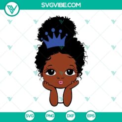 Peekaboo Girl With Puff Afro SVG Images Bundle, Little Princess SVG Images 3
