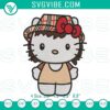 Peso Pluma Hello Kitty machine embroidery designs featuring cute kawaii cat pattern, ideal for crafting projects.