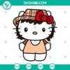 Peso Pluma Hello Kitty SVG design for Cricut, PNG, DXF, and EPS files. Downloadable and versatile for various projects.