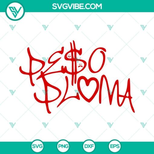 Peso Pluma SVG Files Bundle, Peso Pluma Kitty SVG Image, Peso Pluma Signature 1