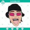 Peso Pluma SVG file depicting a unique head and face design in detailed SVG format for crafting.