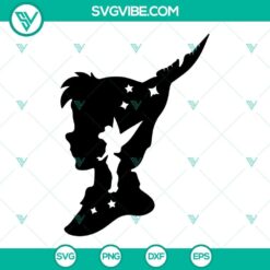 Peter Pan And Tinkerbell SVG File PNG EPS DXF Cut Files Cameo Cricut