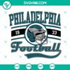 Vintage Philadelphia Eagles football design SVG file from 1933, includes SVG, PNG, and DXF formats for download.