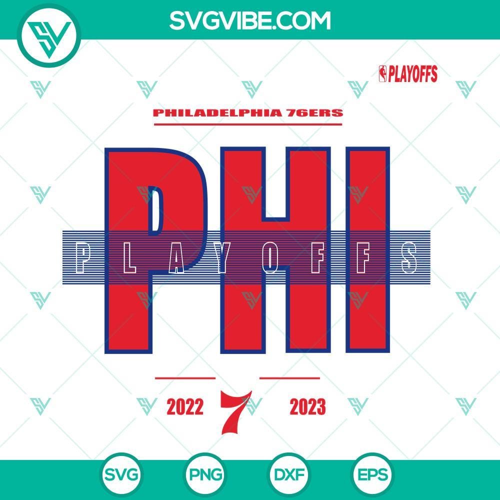 philadelphia-76ers-playoffs-2022-2023-svg-nba-playoffs-2023-svg-png-dxf-eps-download-7-mockup.jpg Philadelphia 76ers playoffs 2022-2023 SVG image with NBA playoffs 2023 design, featuring team logo and basketball elements.