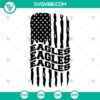 Philadelphia Eagles football team logo in American flag design, SVG and PNG files for download.