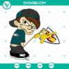 Philadelphia Eagles vs Chiefs SVG, Calvin peeing funny Super Bowl design, ideal for football fans and Eagles supporters.