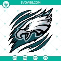 Philadelphia Eagles ripped claw SVG images, ideal for crafting. Perfect for Philadelphia Eagles fans. Easy to download and use.