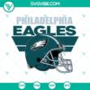 Philadelphia Eagles helmet SVG file featuring the iconic design of the Philly football team. Ideal for digital projects.