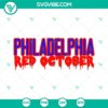 Philadelphia Phillies Red October SVG Images featuring the Phillies logo in vibrant red with a October theme, ideal for digital designs and graphics.