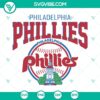 Phillies baseball SVG design with Philadelphia Phillies logo and colors, perfect for crafting projects.