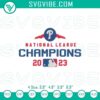 Phillies World Series 2023 Champions embroidery file, baseball design for embroidery machine.