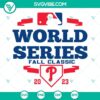 Philadelphia Phillies 2023 World Series SVG Cut Files for crafting projects. Ideal for Phillies fans and baseball lovers.