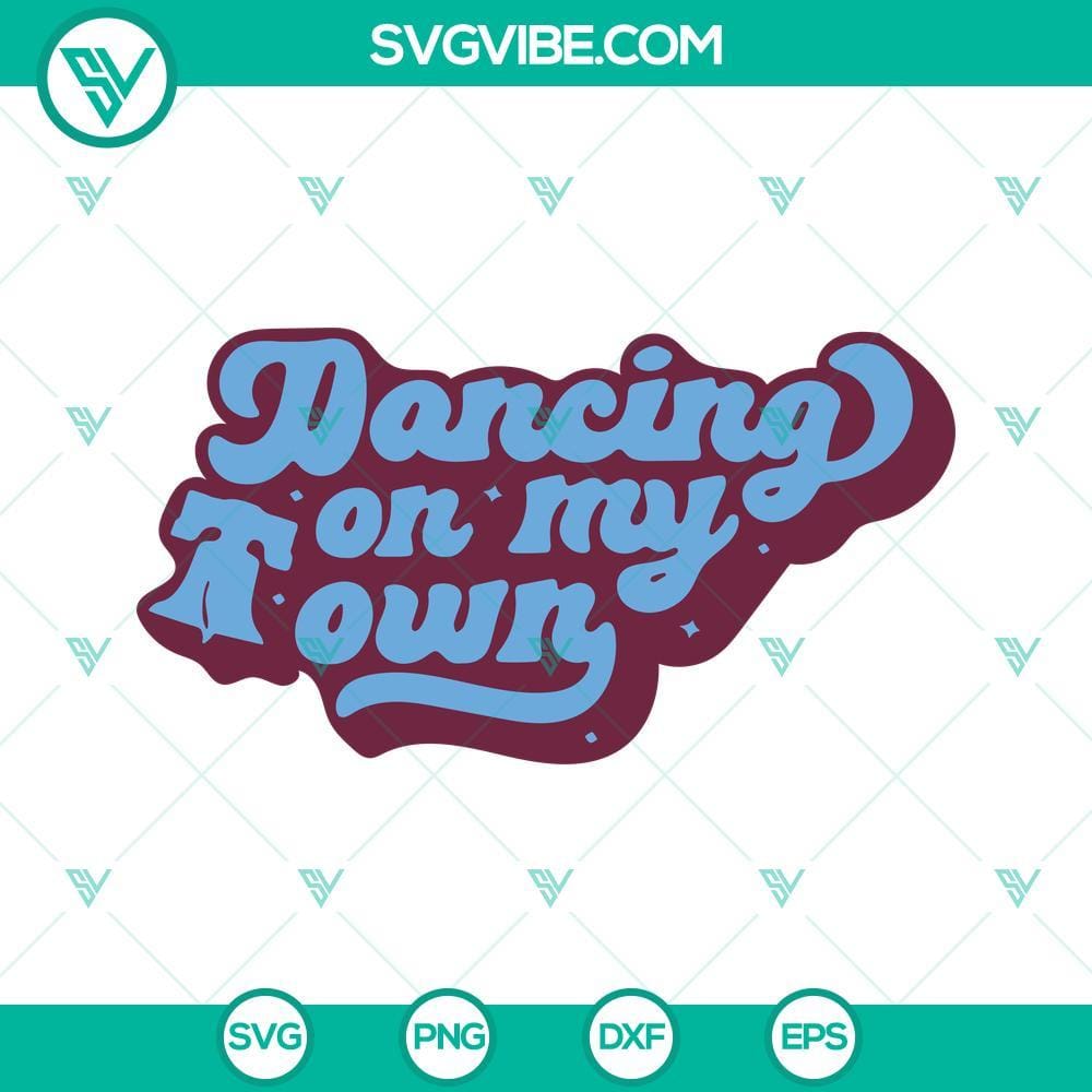 Phillies Dancing On My Own Bundle SVG PNG DXF EPS Digital Download Phillies Dancing On My Own Bundle SVG Image PNG DXF EPS Digital 3