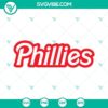 Philadelphia Phillies Barbie doll SVG images in red, perfect for Phillies fans. Download SVG files for crafting.