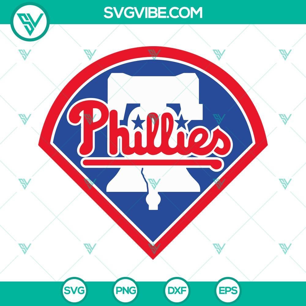 Phillies Logo SVG, Phillies Bell SVG, Phillies SVG Phillies logo, bell, and SVG files for Philadelphia baseball fans.