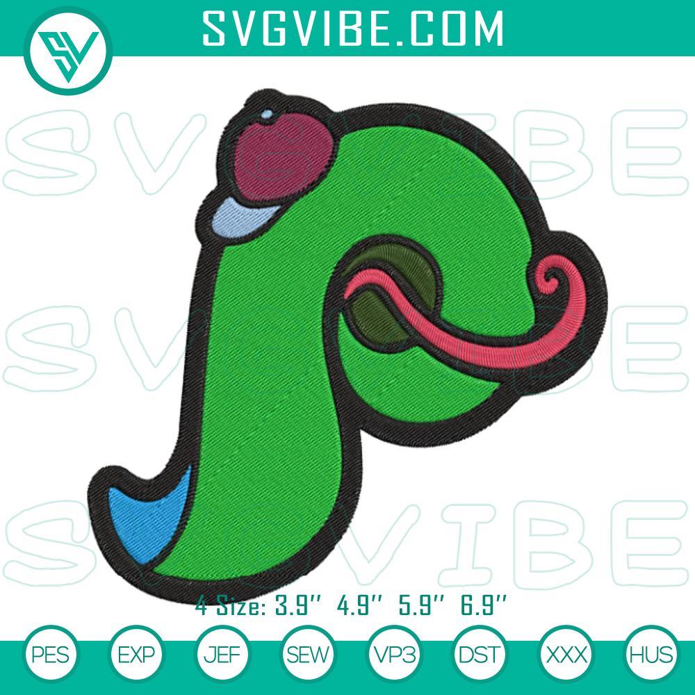 Phillies Phanatic Logo Embroidery Design, Phillies Mascot Embroidery File Phillies Phanatic logo embroidery design featuring the Philadelphia Phillies mascot. Ideal for fan merchandise.