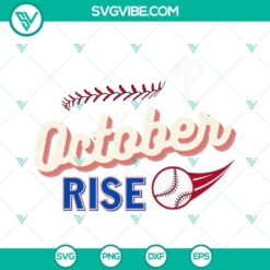 Phillies Red Take October Bundle SVG File with Philadelphia Phillies World design for fans.