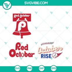 Phillies Red Take October Bundle SVG File, Philadelphia Phillies World 8