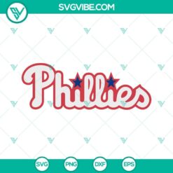 Philadelphia Phillies SVG download with logo files, baseball team's images in PNG format for crafting projects.