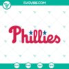 Philadelphia Phillies logo SVG image, suitable for Cricut and Silhouette, PNG DXF EPS formats, ideal for vector clipart.