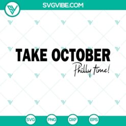 Phillies Take October SVG Image Bundle, Philadelphia Phillies SVG Image, Red 7