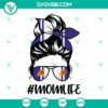 Phoenix Suns Mom Life SVG file with messy design, perfect for moms supporting the Suns.