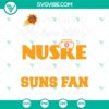 Phoenix Suns SVG design, Suns Nurse SVG file, Suns fan download - "God Gifted Me Two" text. Ideal for basketball fan crafts.