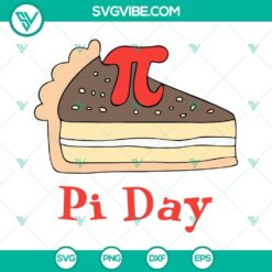 Pi Day Pie SVG images with Pi symbol, funny math SVG files in PNG, DXF, EPS formats for download.