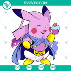 Pikachu Majin Buu Cricut SVG, Pikachu Dragon Ball SVG File PNG DXF EPS