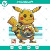 Pikachu Robo SVG images with Pokemon Anime designs in PNG, DXF, EPS format for Cricut machines.