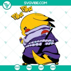Pikachu Sasuke SVG Image, Uchiha Sasuke Naruto SVG Files PNG DXF EPS