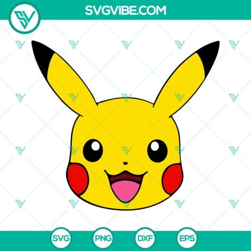 Pikachu SVG Files Bundle, Pokemon SVG Files, Pokeball SVG Download, Anime SVG Images PNG DXF 1