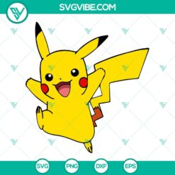 Pikachu SVG Files Bundle, Pokemon SVG Files, Pokeball SVG Download, Anime SVG Images PNG DXF 6