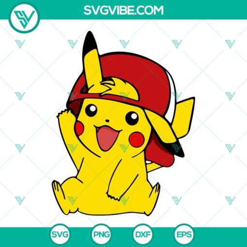 Pikachu SVG Files Bundle, Pokemon SVG Files, Pokeball SVG Download, Anime SVG Images PNG DXF 3