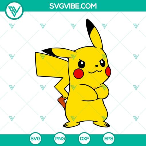 Pikachu SVG Files Bundle, Pokemon SVG Files, Pokeball SVG Download, Anime SVG Images PNG DXF 4