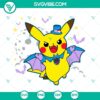 Pikachu Vampire & Halloween SVG designs with Pokemon themes for festive season crafting and projects. Download these Pokemon Halloween SVG files.