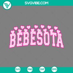 Pink Bebesota and Bad Bunny song lyrics design in SVG, PNG, EPS, and DXF formats for digital use.