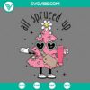 Pink Christmas Tree SVG with funny quotes, perfect for bougie holiday crafts. Download this spruced up design now!