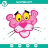 Pink Panther SVG download bundle featuring adorable cartoon panther designs in PNG, DXF, and EPS files. Perfect for crafts and projects.