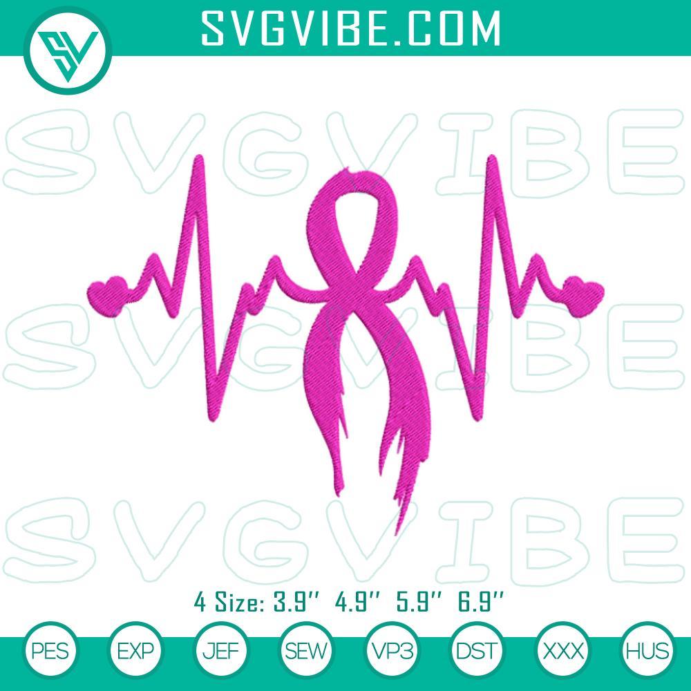 pink-ribbon-heartbeat-embroidery-designs-breast-cancer-awareness-embroidery-files-mockup.jpg Pink ribbon heartbeat embroidery design for breast cancer awareness file, ideal for crafts and projects.