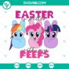 Pinkie Pie Easter unicorn bunny SVG download with cute peeps design for crafts and apparel.