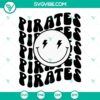 Pirates SVG images and football school SVG download featuring a pirate smiley design. Great for digital projects.